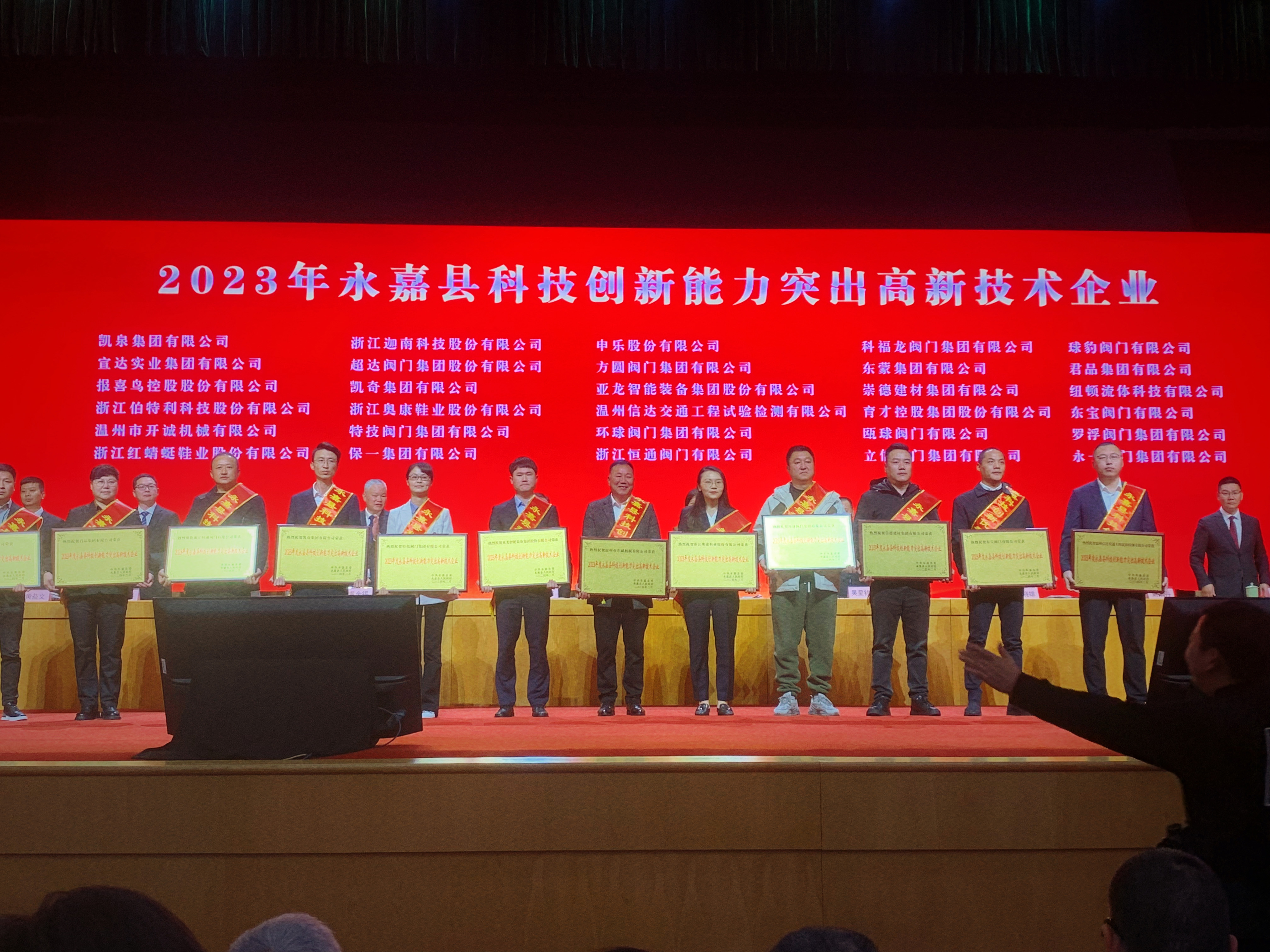 喜報(bào)！凱奇集團(tuán)榮獲永嘉縣“功勛企業(yè)”等榮譽(yù)稱號(hào)