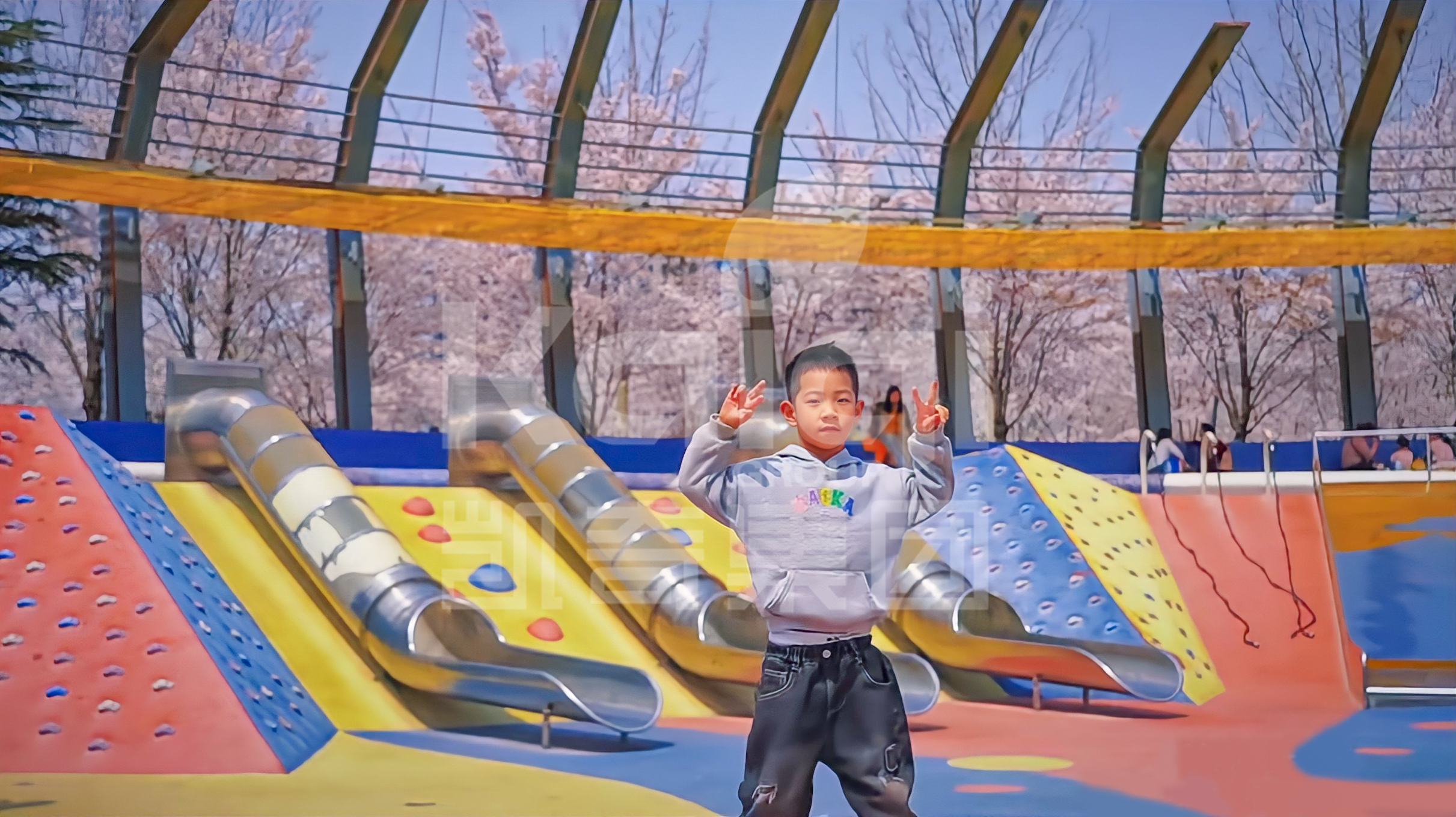 膠州三里河兒童樂園 | 置身生態(tài)綠廊，開啟游樂之旅